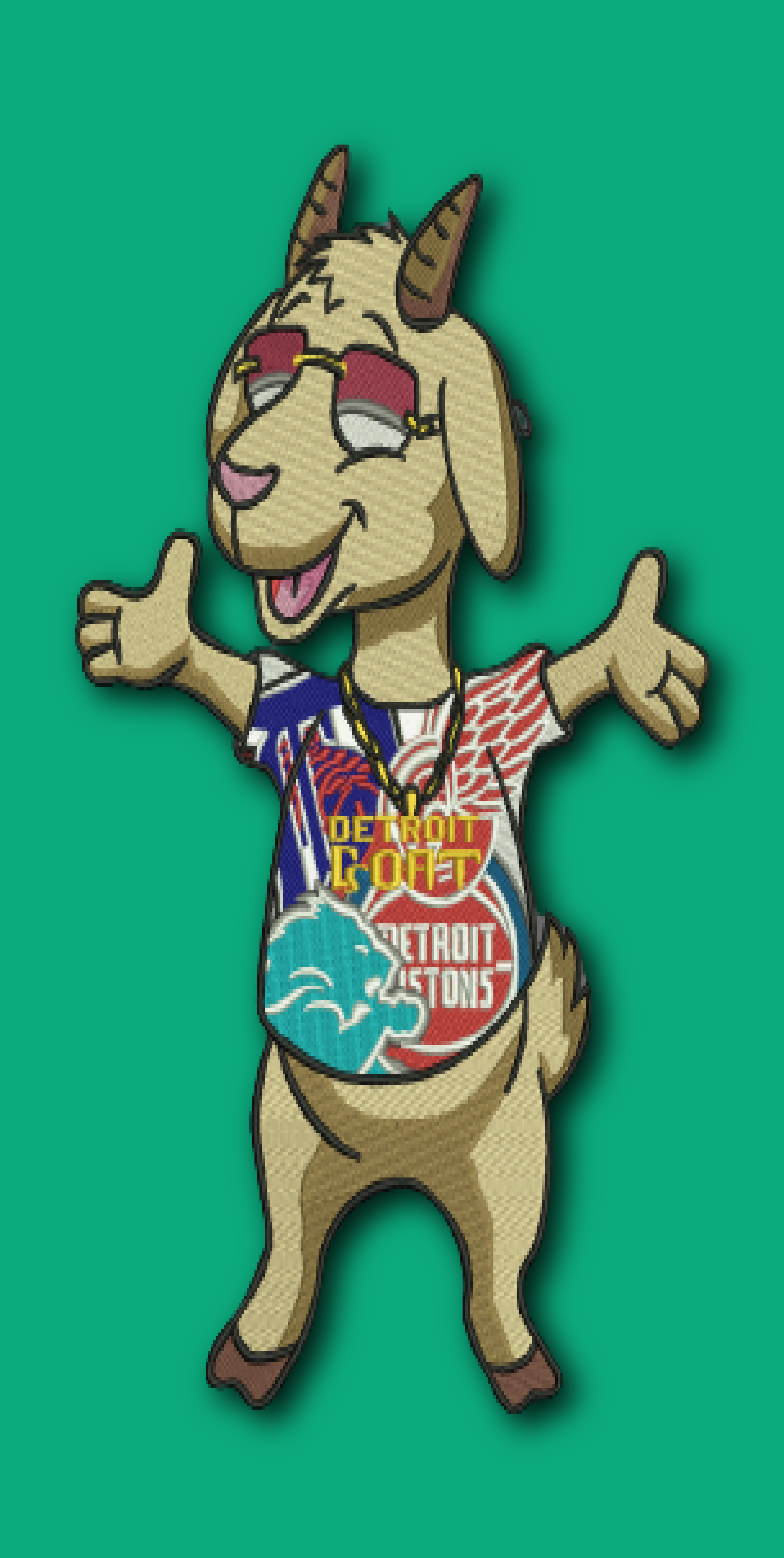 Embroidery digitizing portfolio sample 3